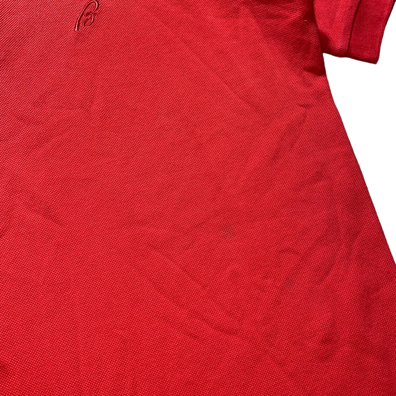 BRIONI linen switching polo shirt