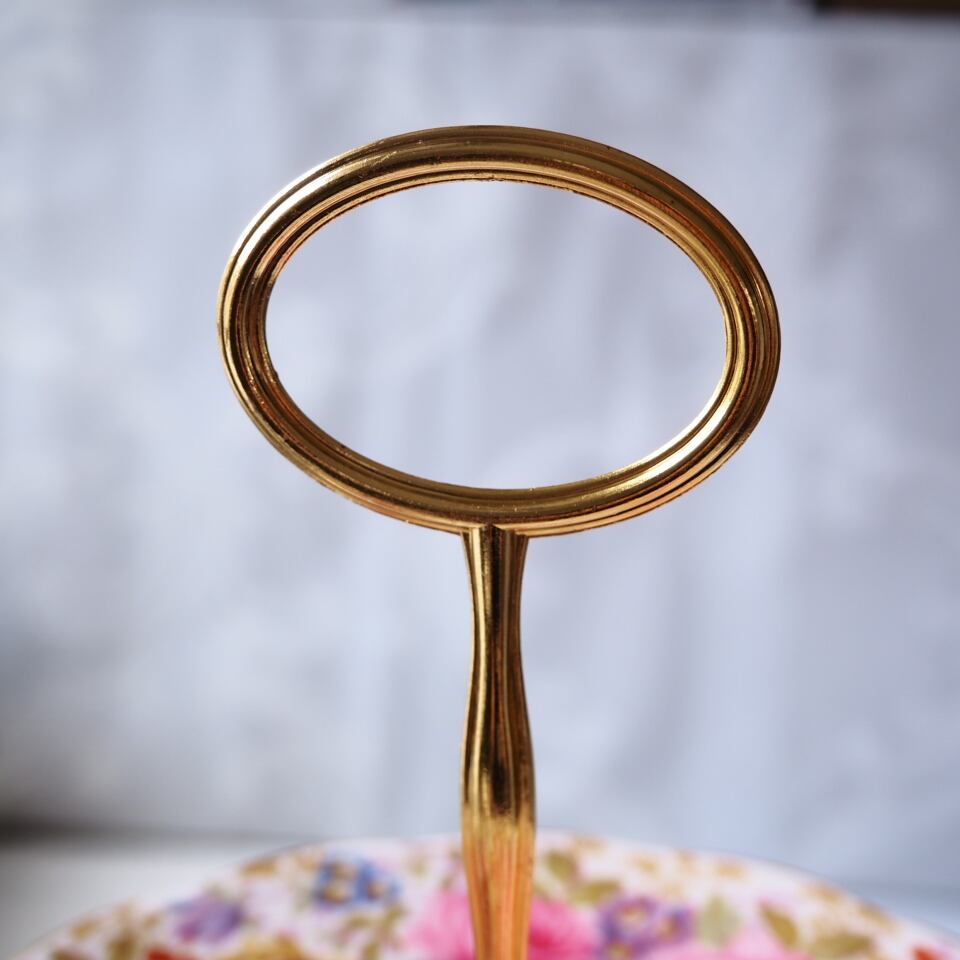 希少 英国ロイヤルアルバート セレナ スリーティアーズ スタンド《支柱