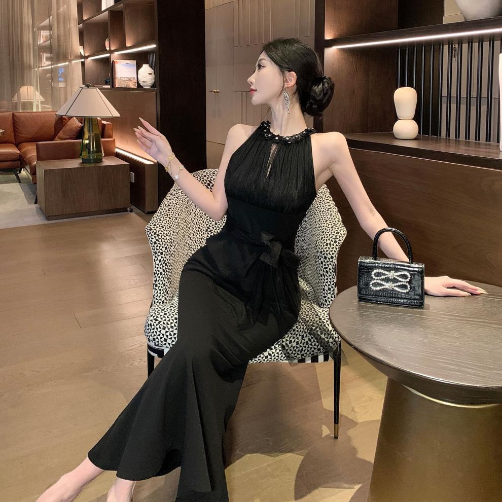 【dress】マーメイドホルターネックワンピース M33156