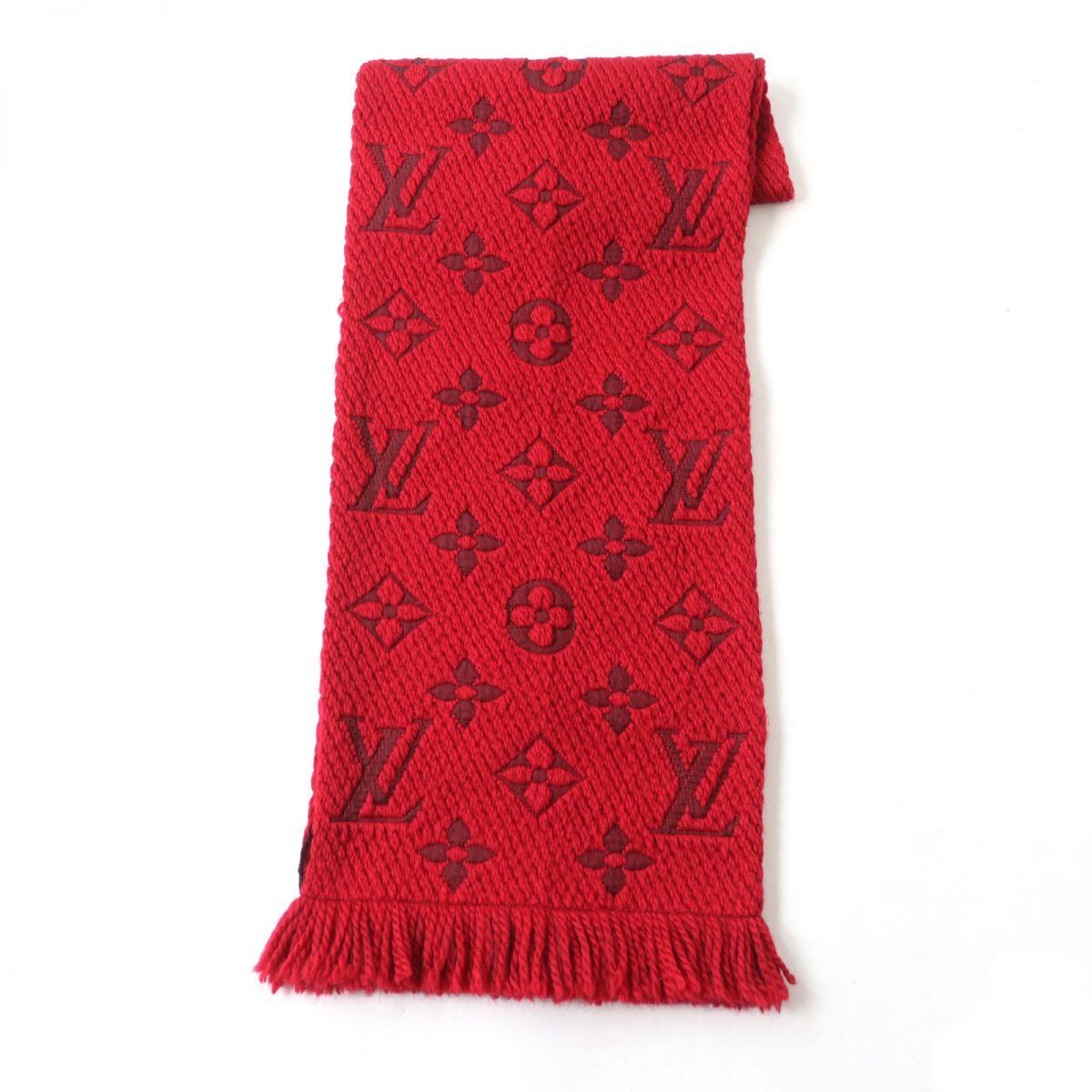 美品☆LOUIS VUITTON ルイヴィトン 413287 エシャルプ ロゴマニア  