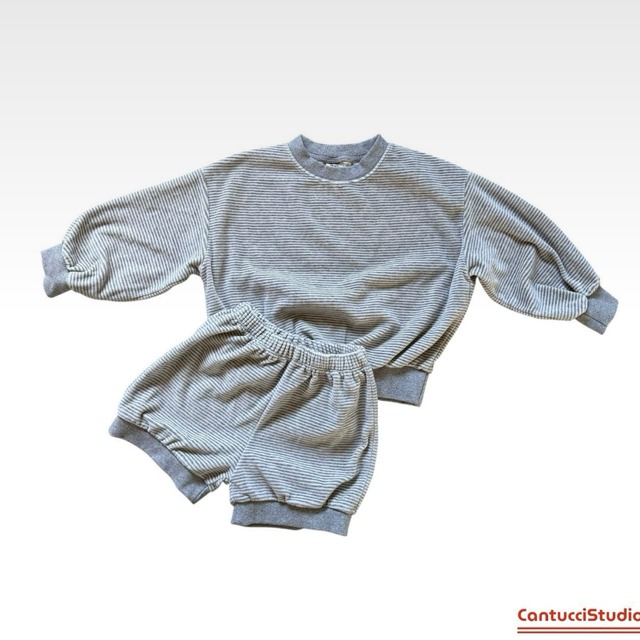 《送料無料》予約:モノクロセットアップ【cantuccistudio】