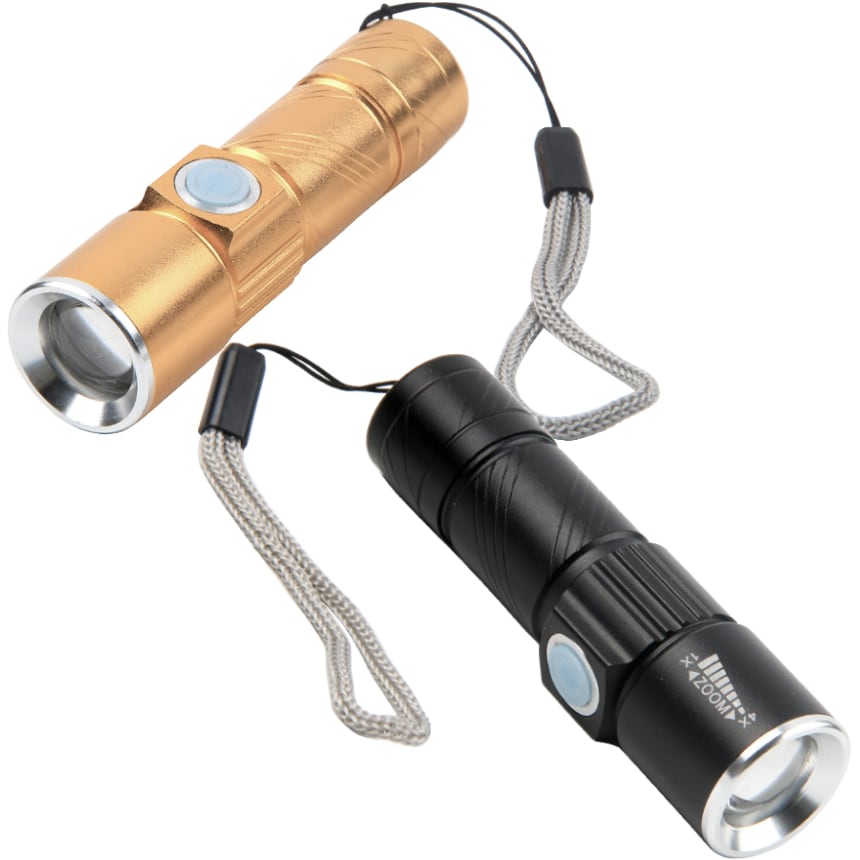 2個1セット LED ライト ペンライト 懐中電灯 小型 USB 充電式 停電