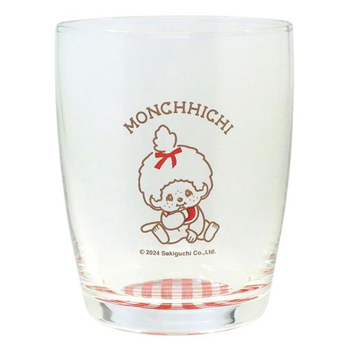 モンチッチ（チェック）グラスS モンチッチちゃん(6435486)