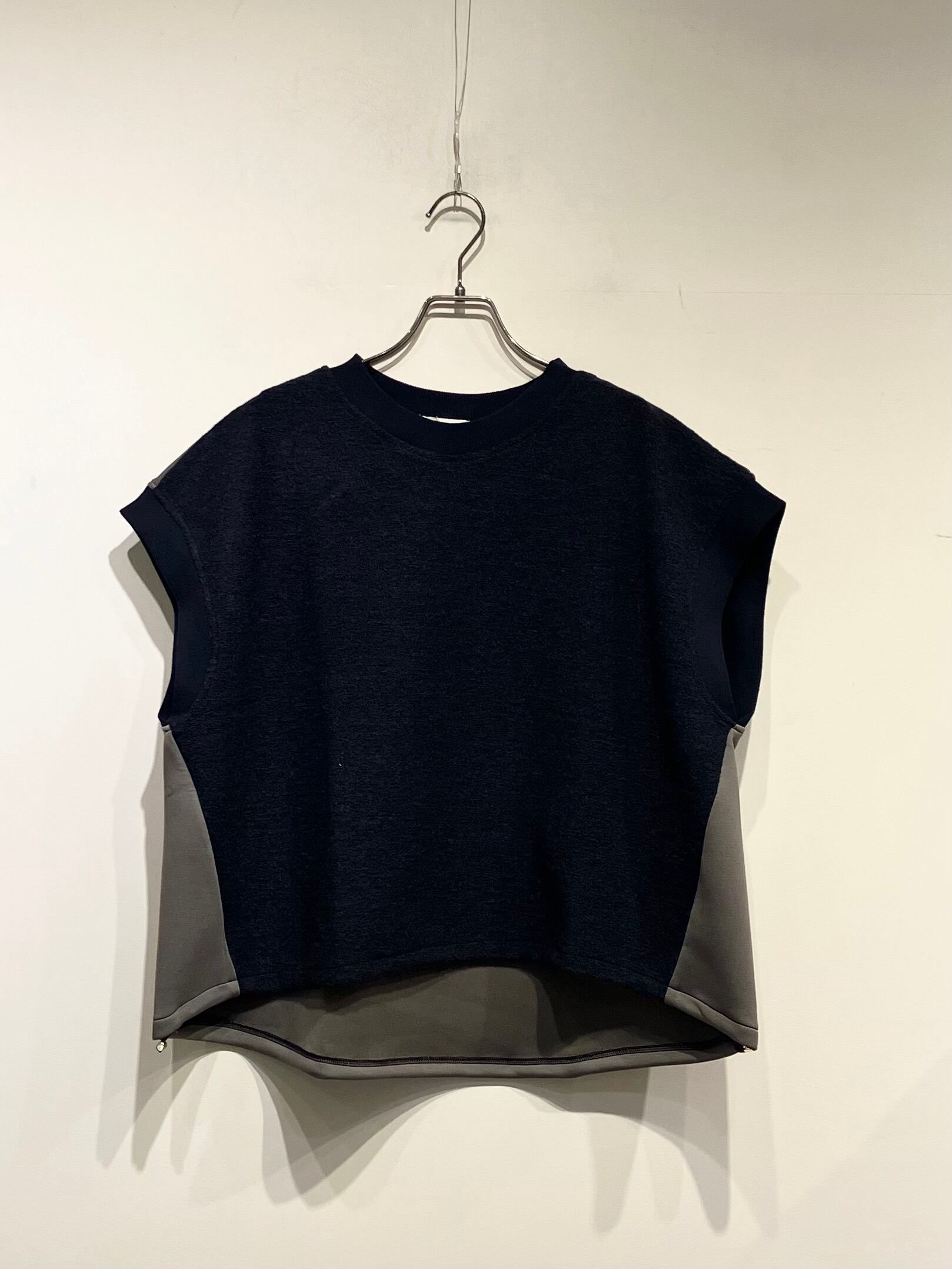 mignon aine バイカラーベスト