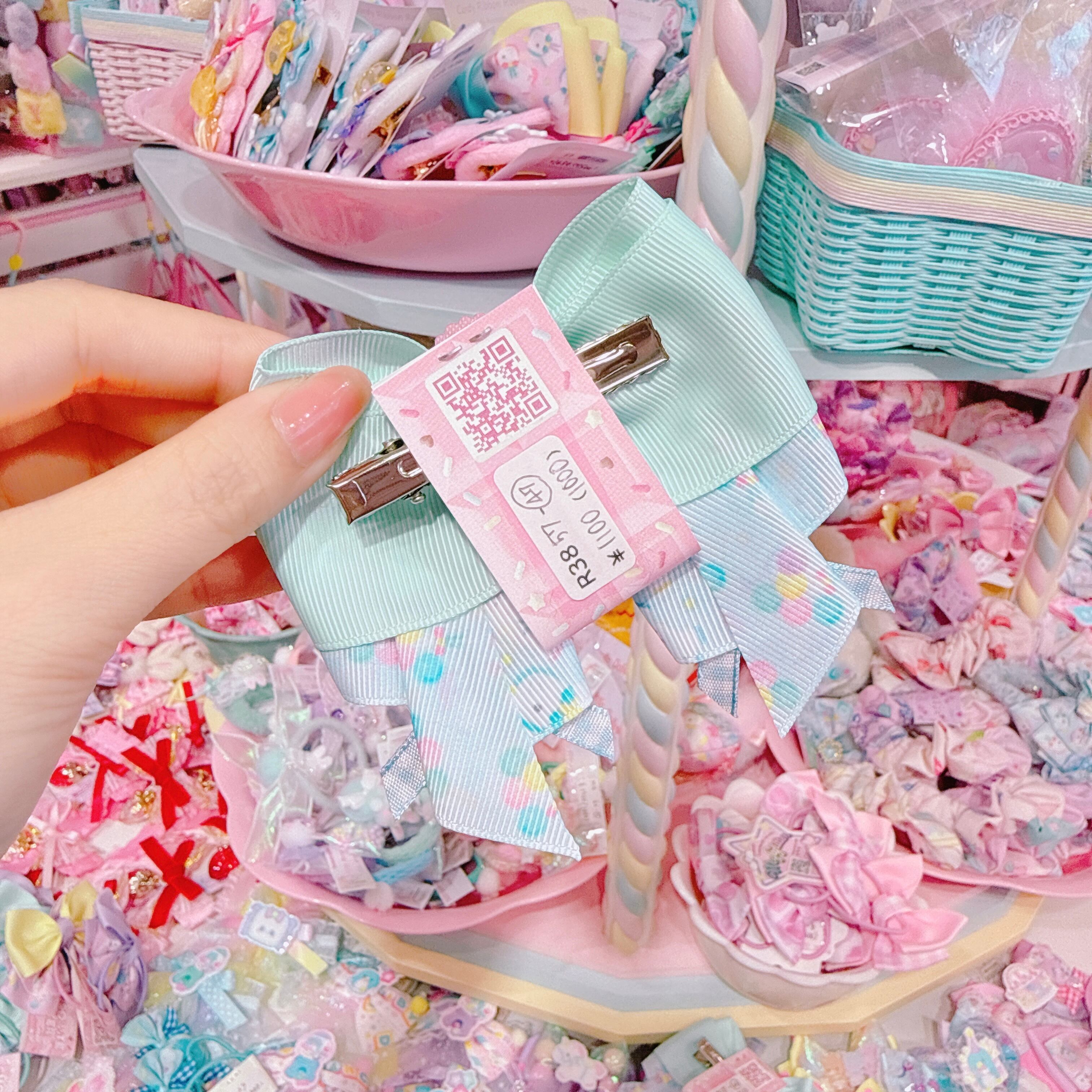 【R38】57-47カノンリボンヘアクリップ