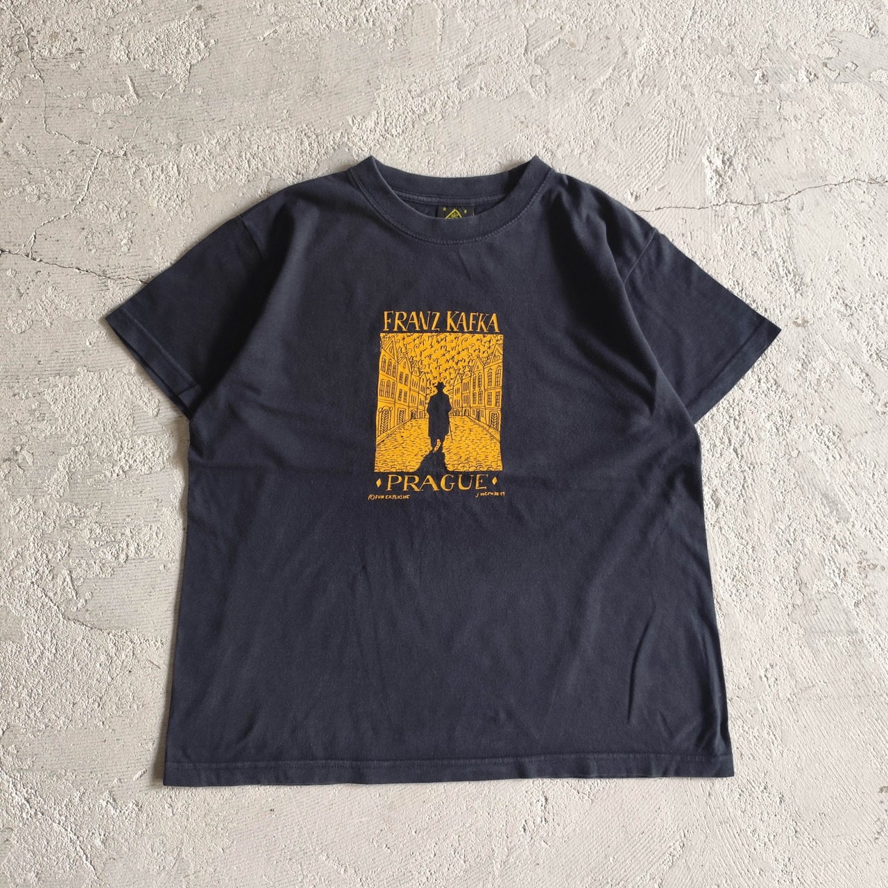 90s Franz Kafka フランツカフカ 作家 アート Tシャツ S
