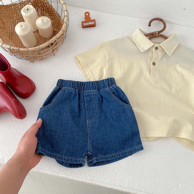 【BABY】トミーデニムハーフパンツ - 12