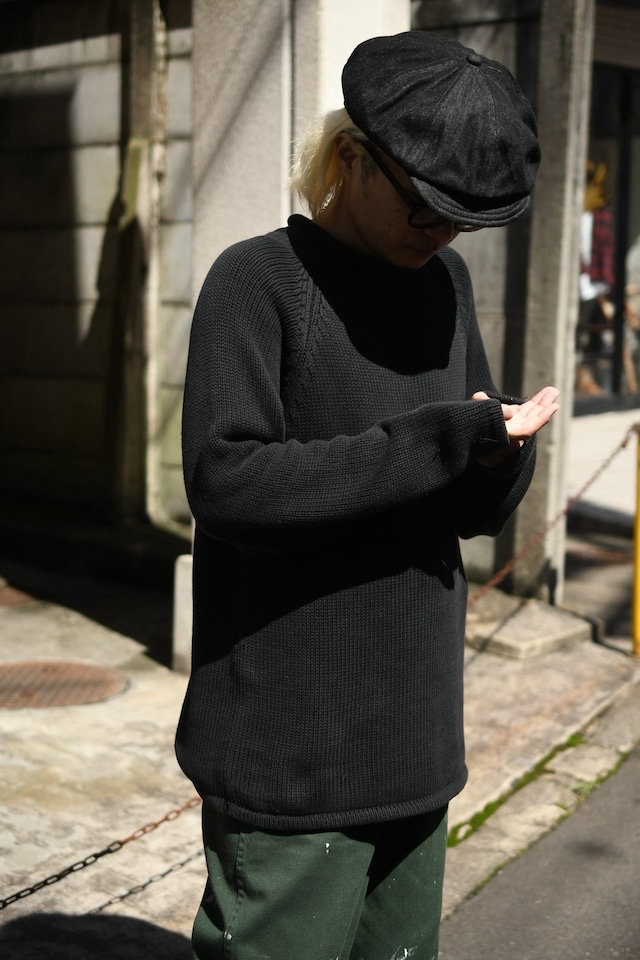 OK/90's "J.CREW" roll neck cotton knit