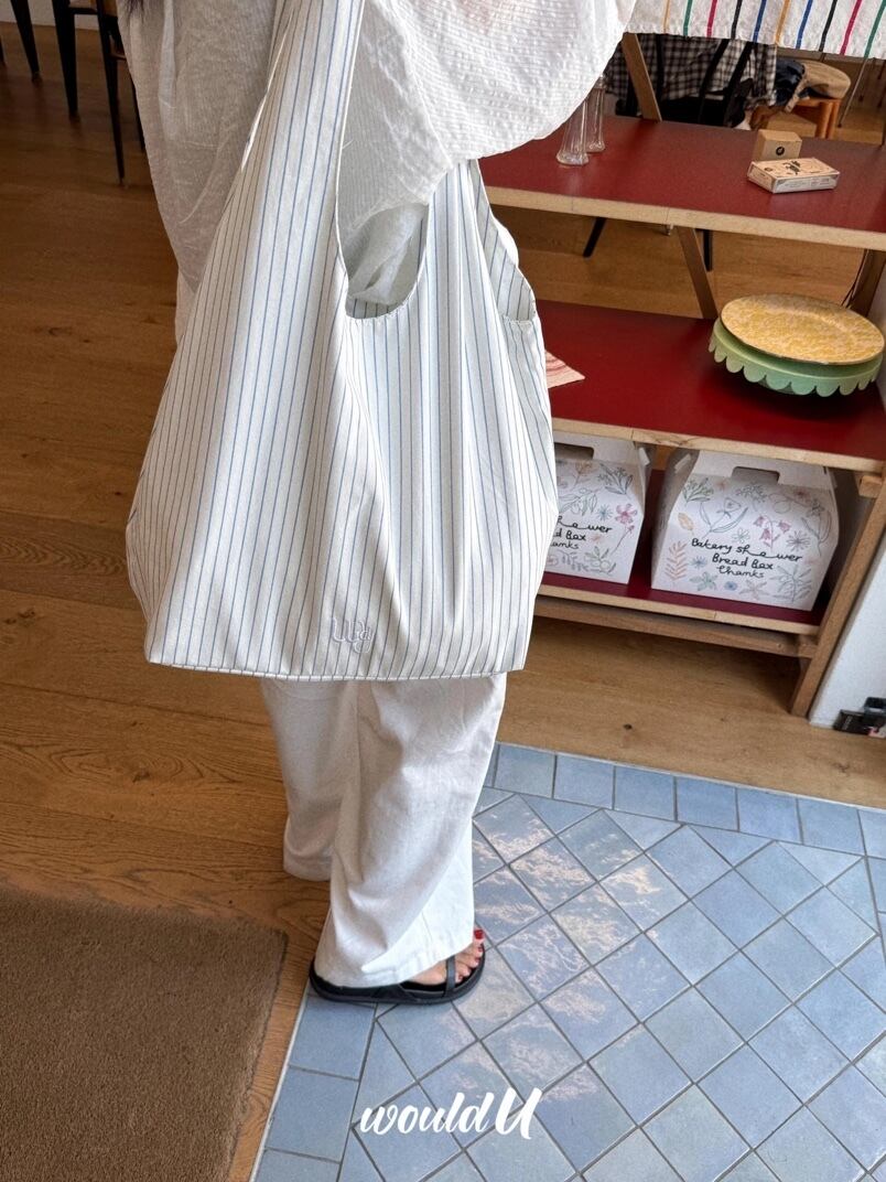 ▶︎即納《would U》tidy bag (stripe color) | baby apparel Bitty