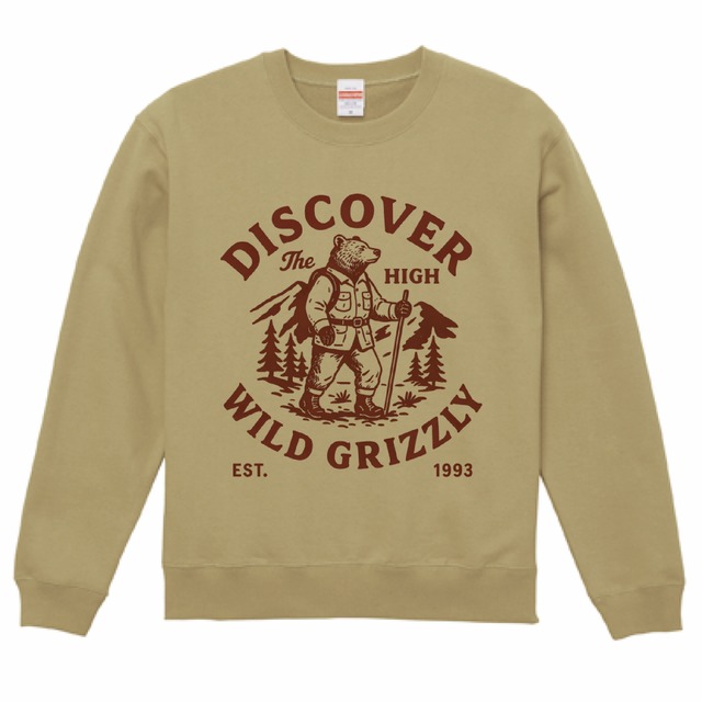 CAMP BEAR 裏毛スウェットA0116