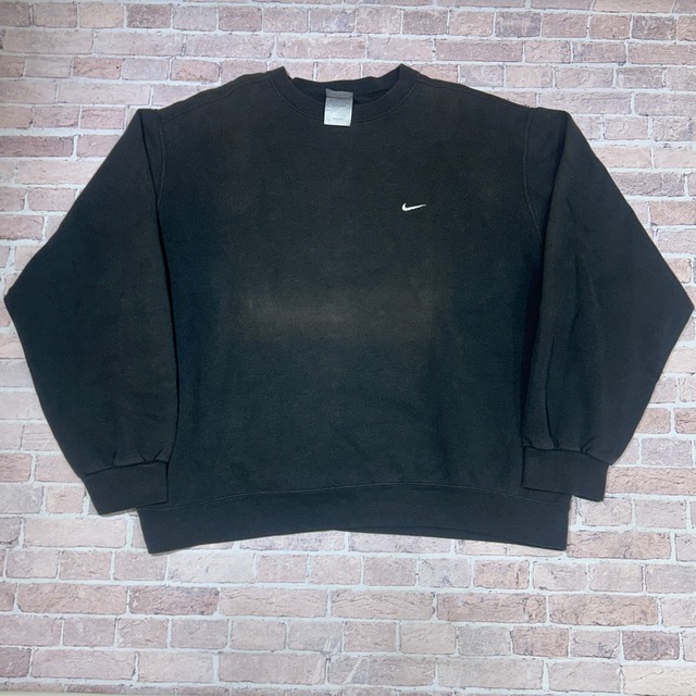 NIKE SWEAT SHIRT BLACK SWOOSH XL