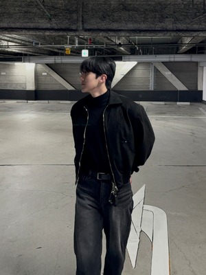 Suede Rivet Blouson Jacket(3color)