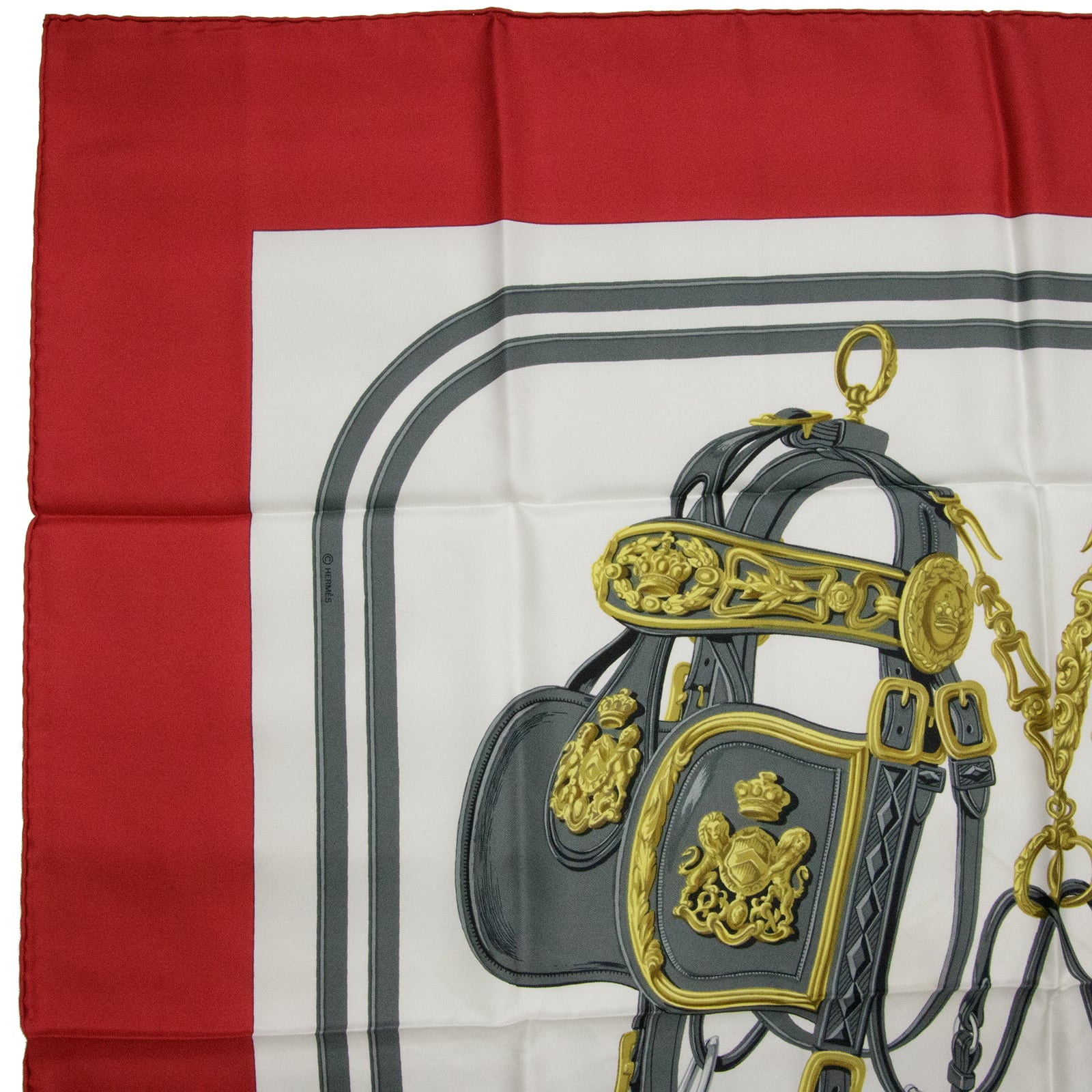 本物・送料無料・良品】HERMES・エルメス・大判スカーフ(シルク・カレ