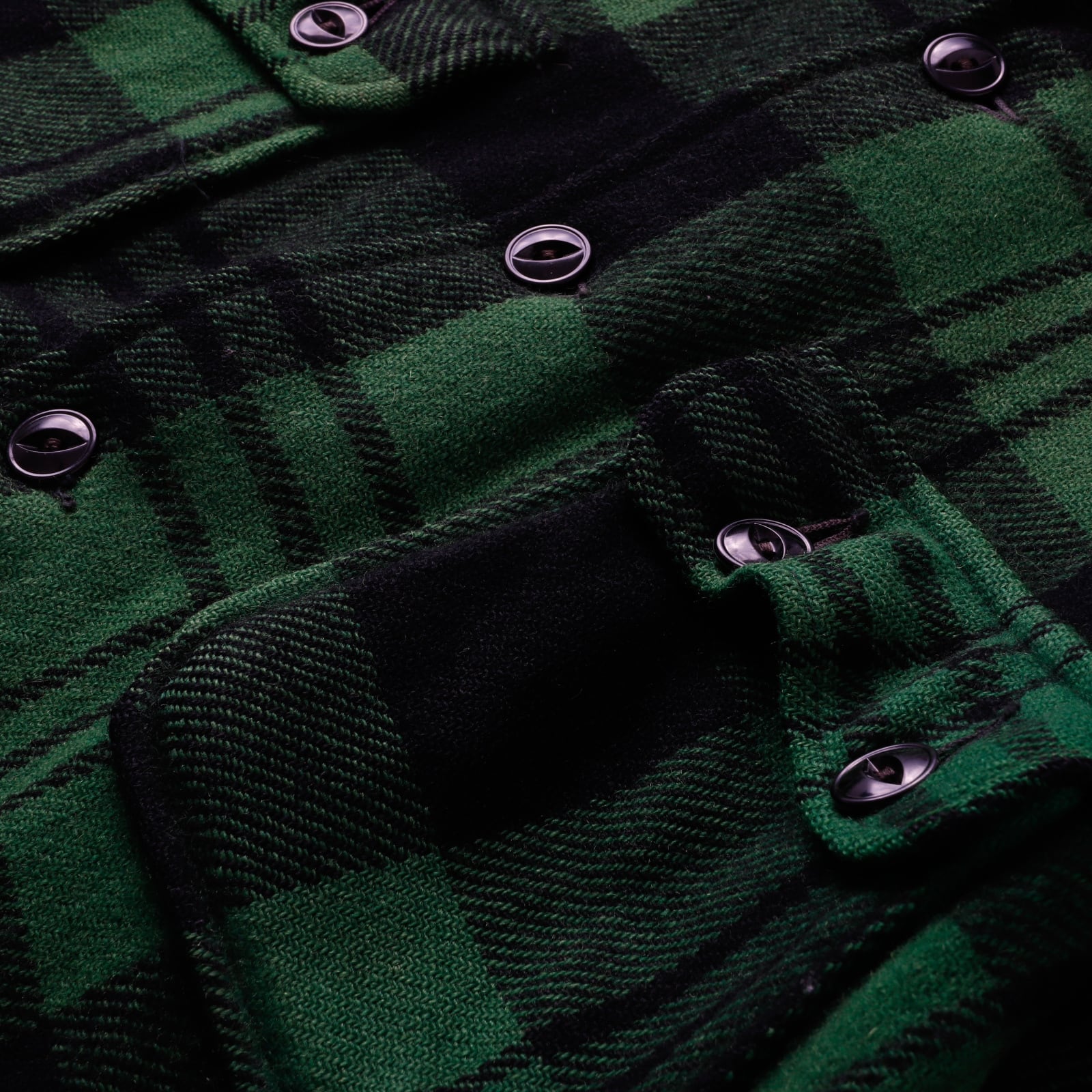 極美品】60s special vintage wool check flannel jacket mint