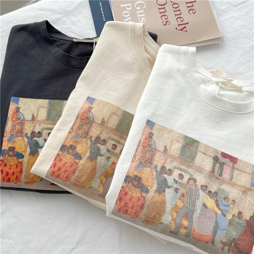 トップス Tシャツ 白シャツ 白トップス 袖あり 半袖 Uネック ラウンドネック 襟付き 透け感 シースルー 薄手 0 かわいい 大人可愛い カジュアル おしゃれ お洒落 レトロ こなれ感 ラフ メンズライク マニッシュ ボーイッシュ ガーリー 抜け感 柄 プリント 0 夏 2021 10代 20代 30代 女性用 ママ 女の子 デート お出かけ 公園デビュー 女子会 お泊まり 休日 イベント リゾート 旅行 海 プール 着回し 普段使い 韓国 韓国系 オルチャン ファッション コーデ スタイル 楽ちん