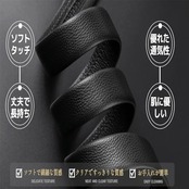 [WISSUA] ベルト スーツベルト メンズ オート 穴なし サイズ調整可能 ビジネス カジュアル 紳士ベルト ギフトボックス付き (シルバー Y)