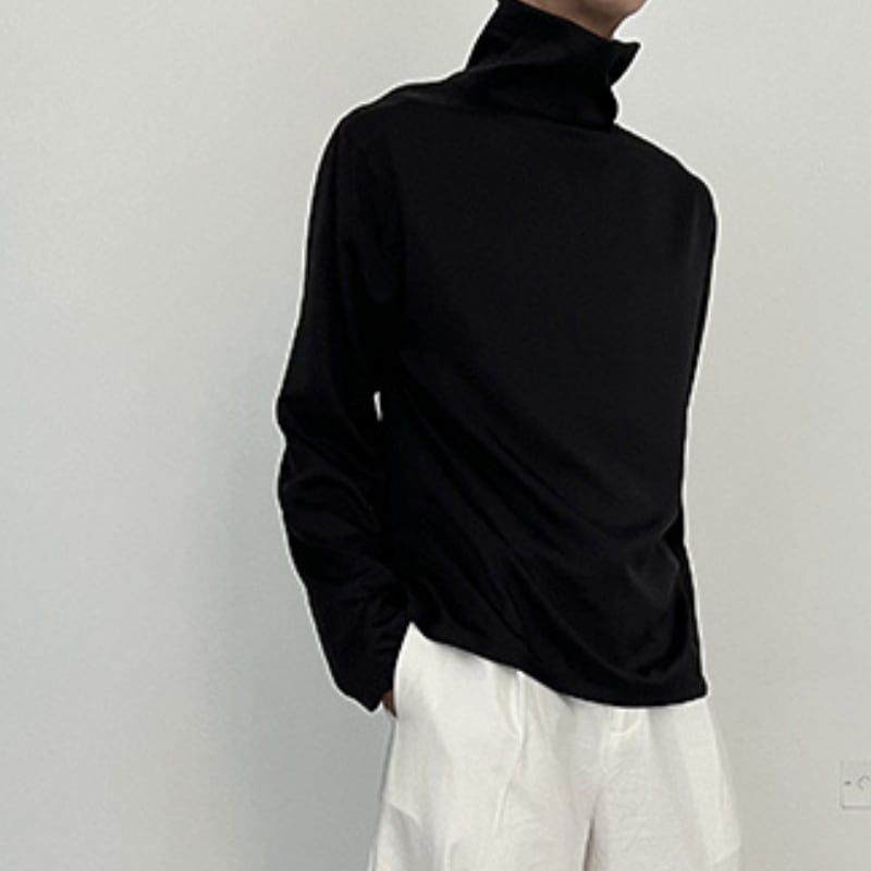 ハイネックスタイルポロシャツ MTO0110