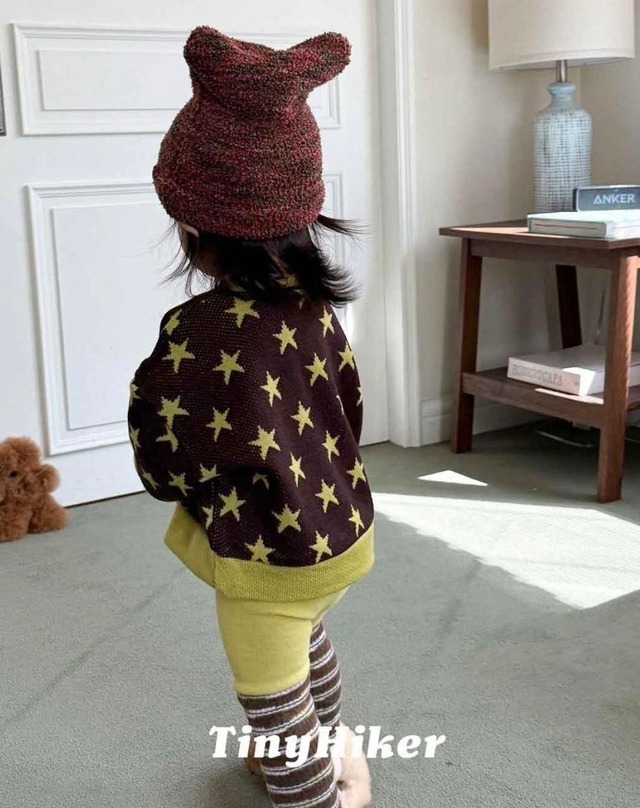〚予約〛Stargram knit man to man <kids>