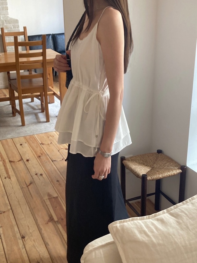 (予約) TOUST / Easy sleeveless blouse 2color
