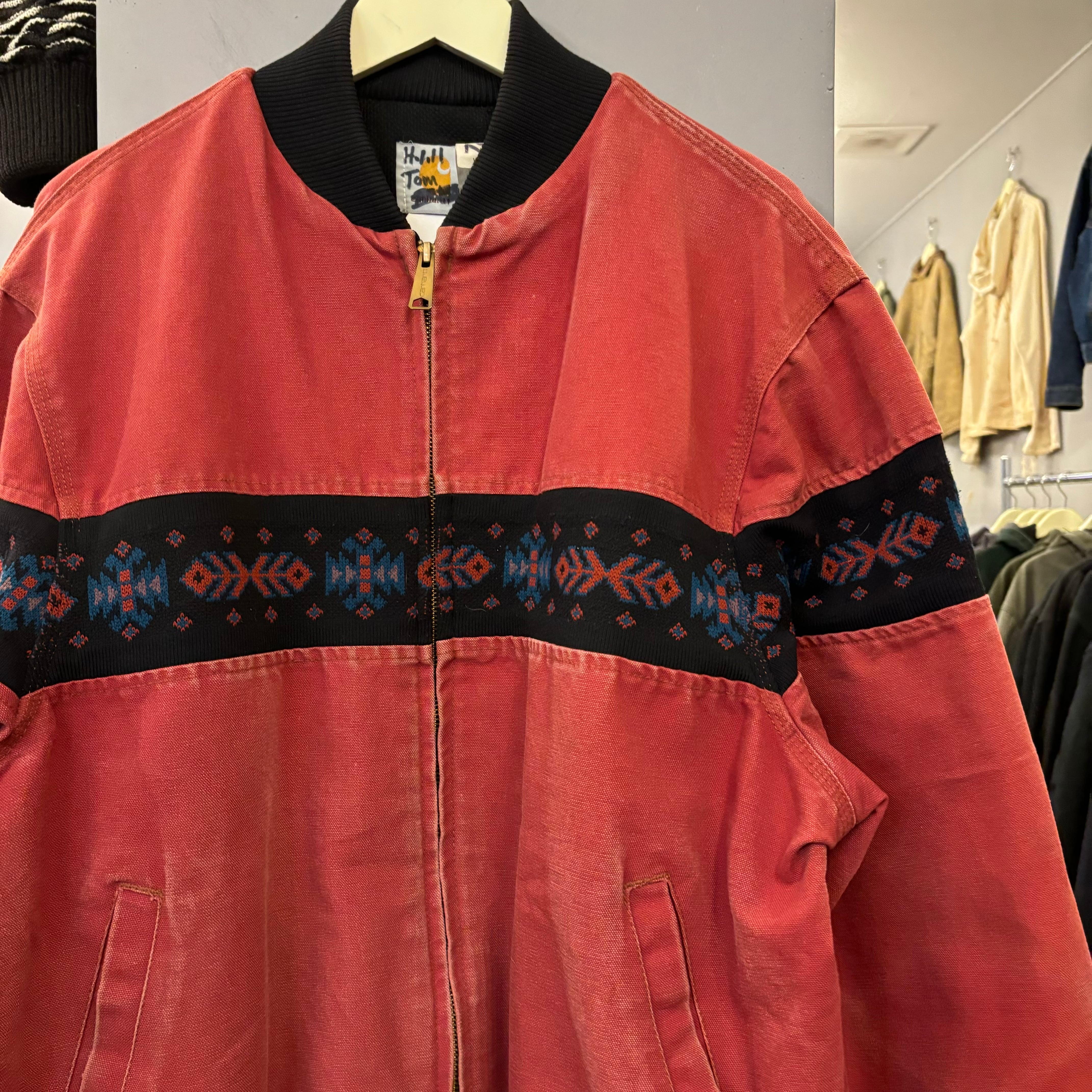 ネイティブ柄】90's Carhartt Santa Fe Jacket | spike osu ネイティブ柄】90's Carhartt Santa Fe Jacket | spike osu