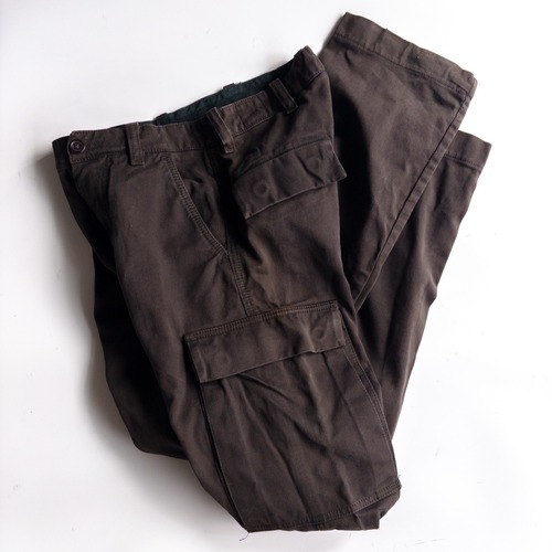 VOYAGE Cotton Pique Combat Trousers