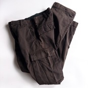 VOYAGE Cotton Pique Combat Trousers