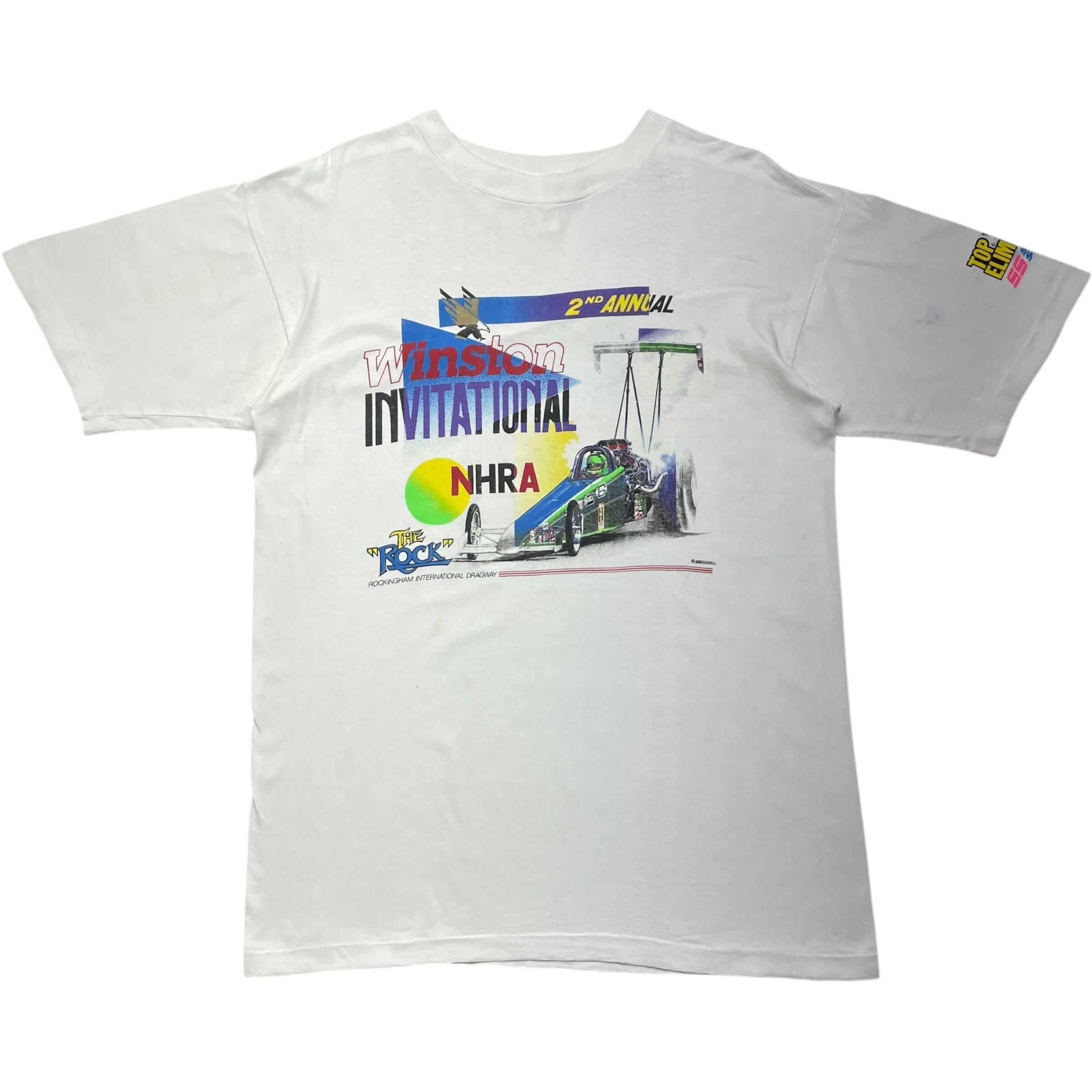 《XL》BRAWNY-T Tシャツ フロントプリント シングルステッチ 80年代 vintage no.7216