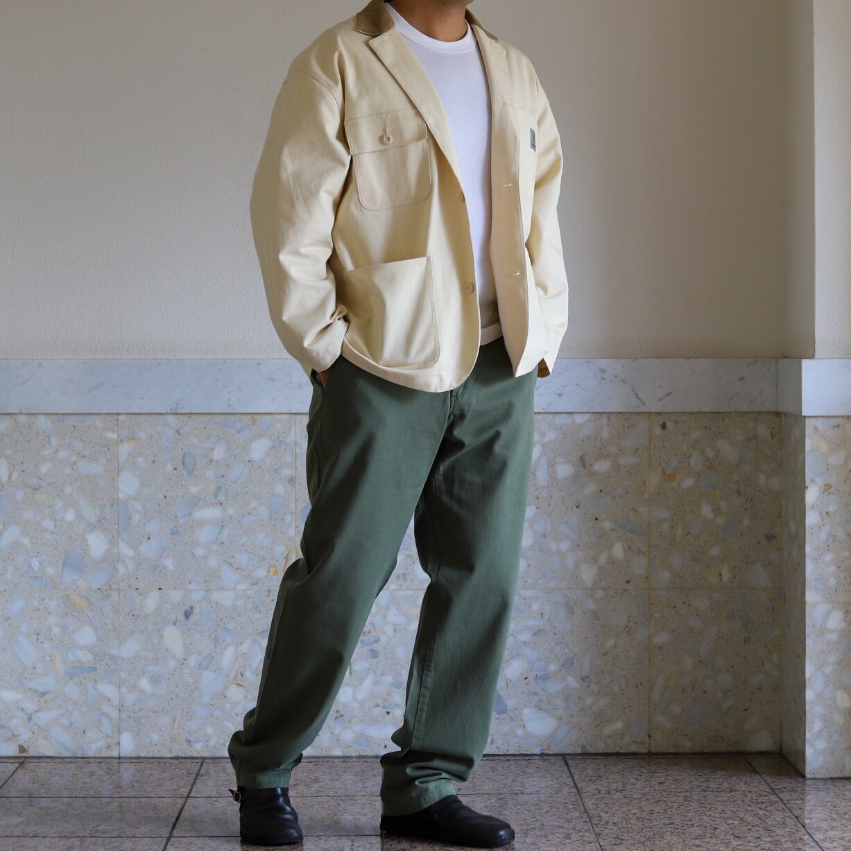 ロンハーマン オーガニックコットン ワイドフィット パンツ 30インチ