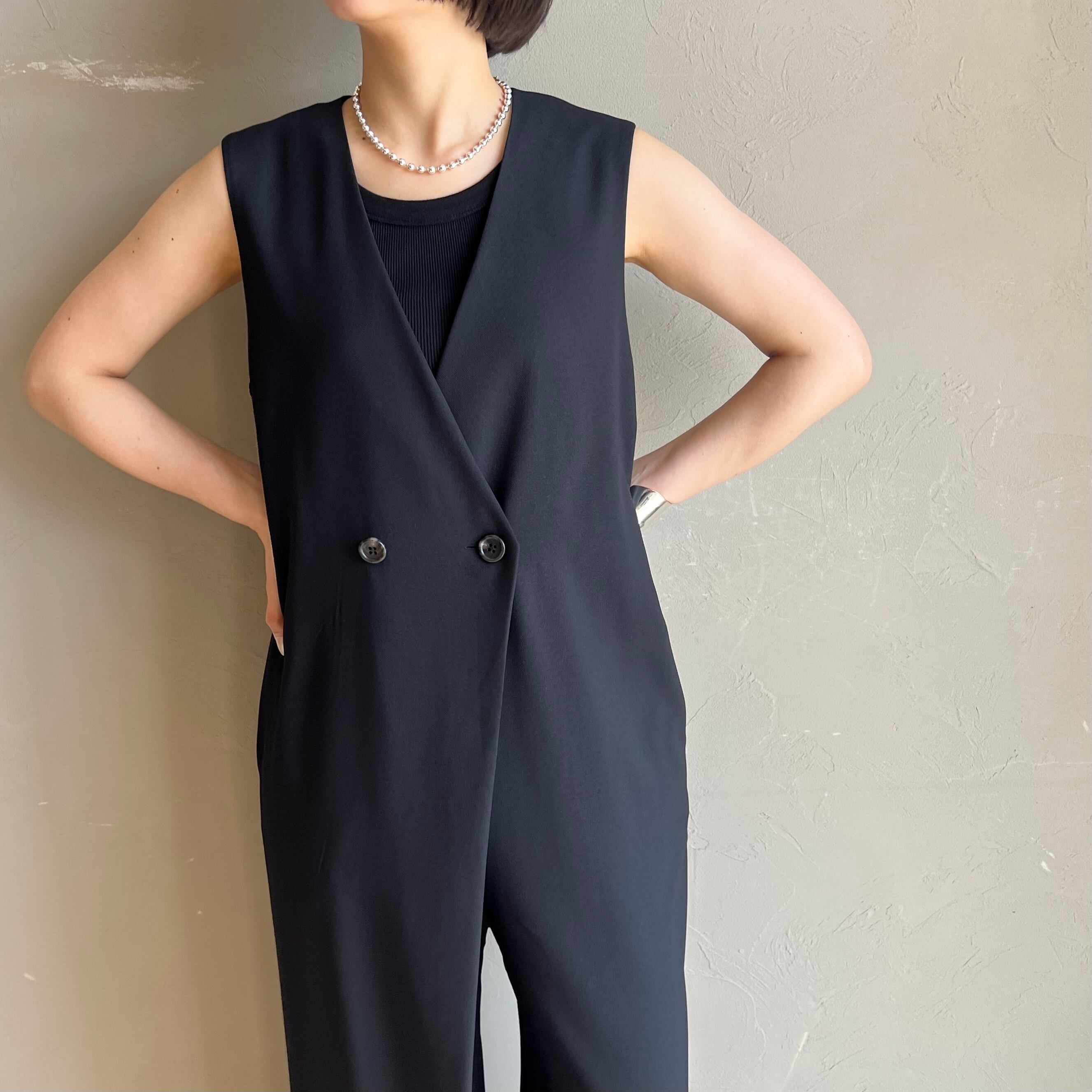 CLOCHE 】麻調Vネックコンビネゾン | valance 福井｜レディース