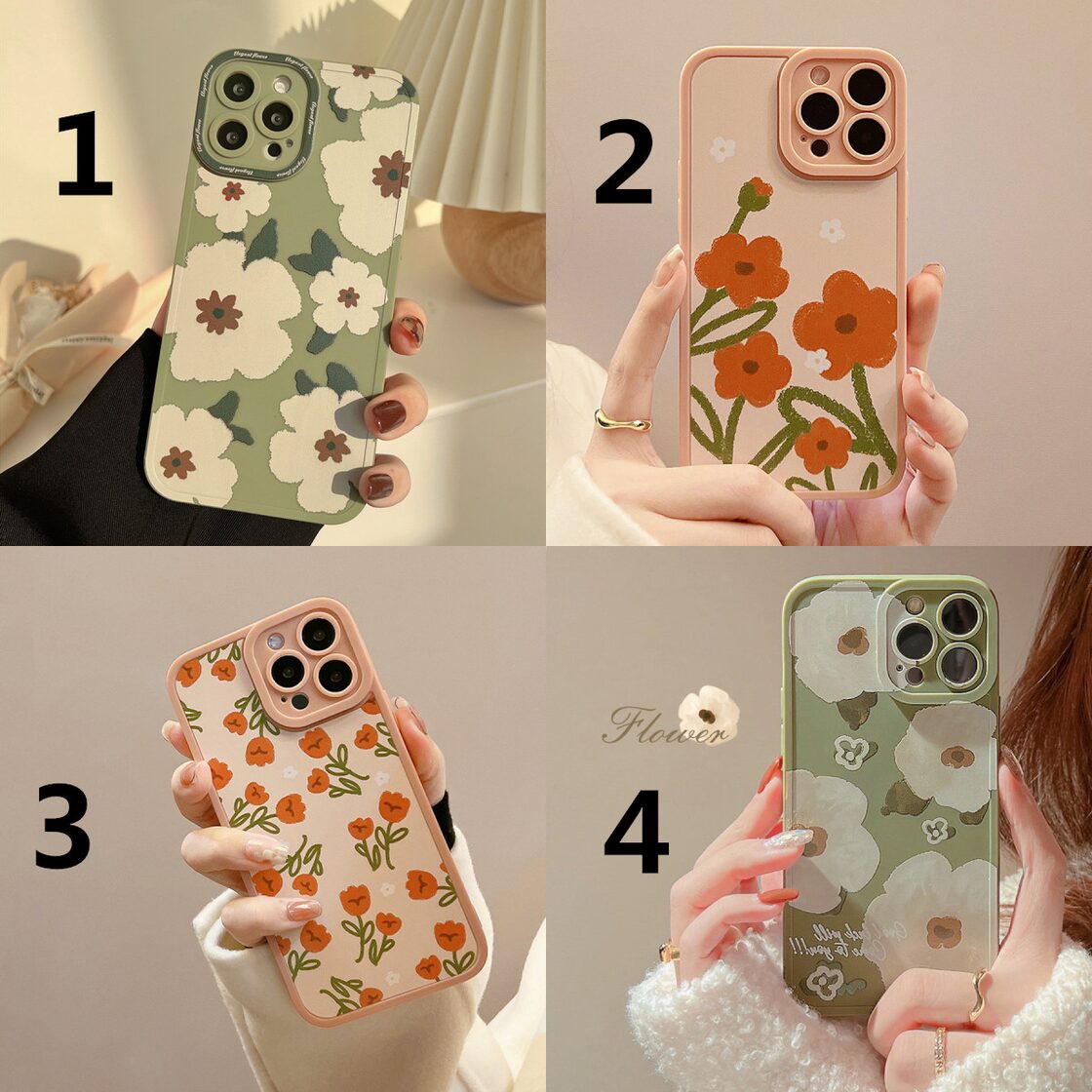 iPhone14 ケース iPhone SE2 iPhone13 ケース 花柄 iPhone8 iPhone7 