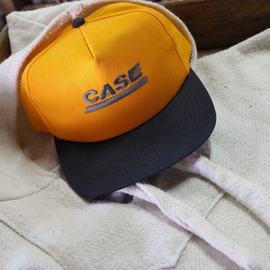 【NOS】80's CASE trucker hat one size fits all USA製 /K product スナップバックキャップ アメリカ製 ビンテージ