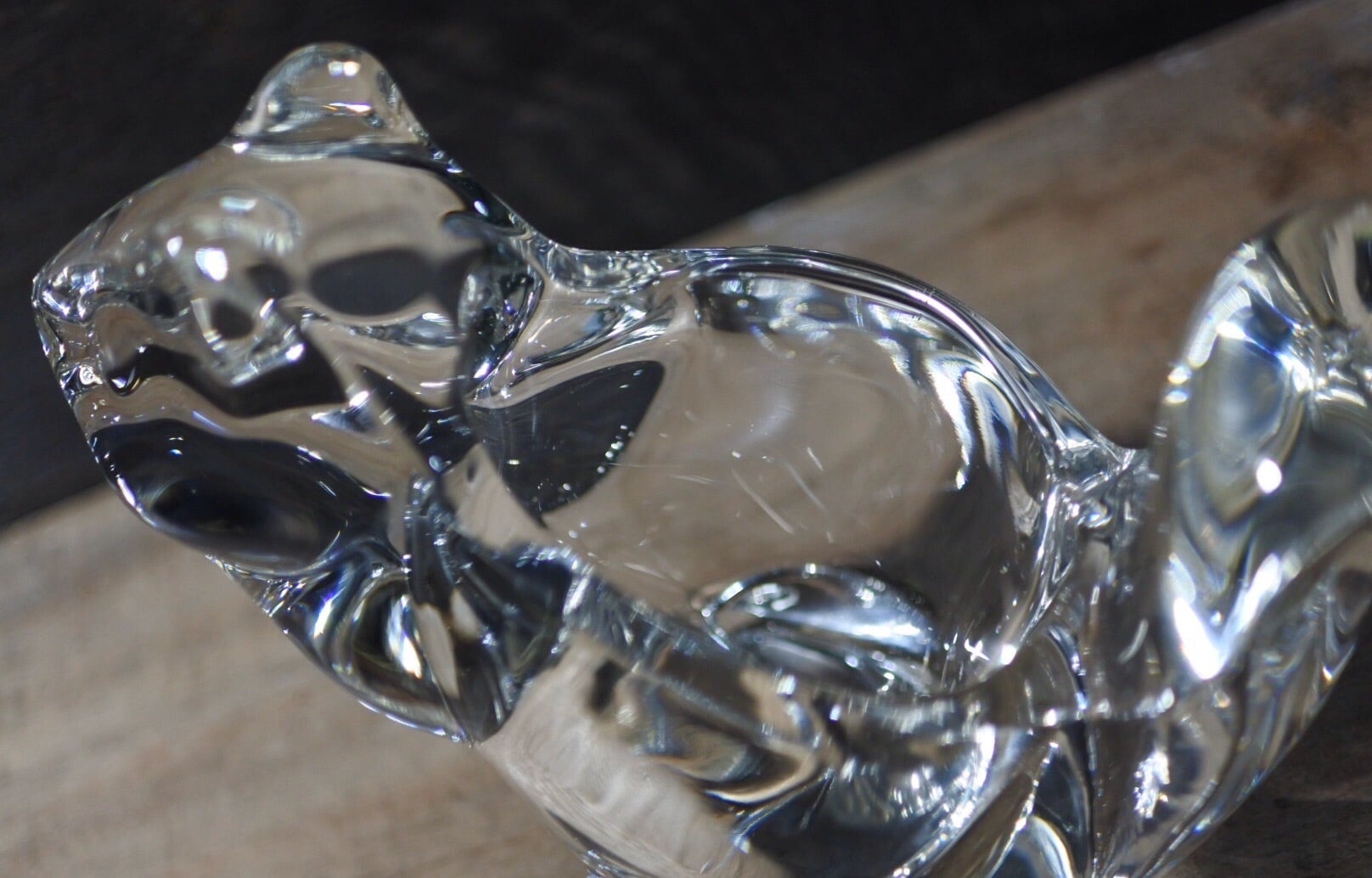 ササキクリスタル ガラスのリス 小物入れ 置物 佐々木ガラス | LUNETTA