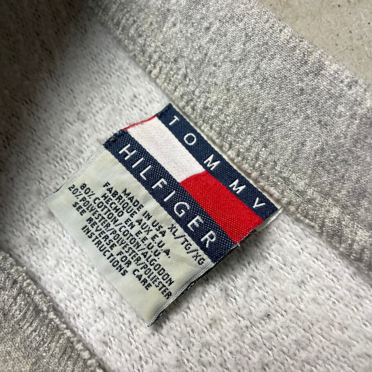古着 90年代~ トミーヒルフィガー   ロゴスウェットシャツ トレーナー レディースXL相当 ヴィンテージ/eaa389748 TOMMY HILFIGER - 古着 90年代~ トミーヒルフィガー TOMMY HILFIGER