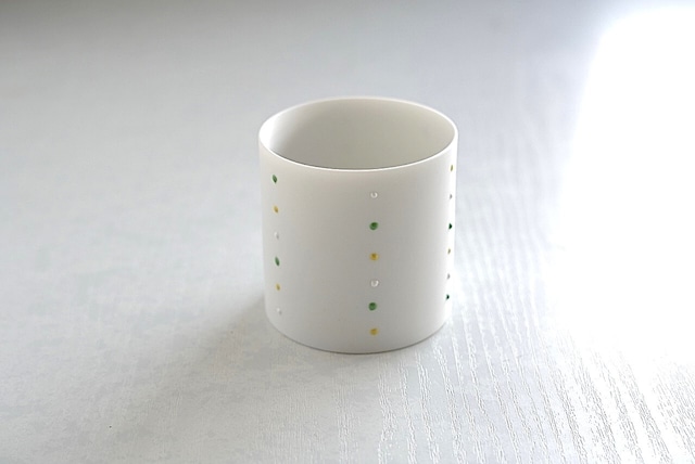 Dot cup / green