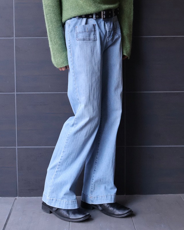 Regular Straight Denim Pants
