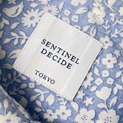 SENTINEL DECIDE センティネルディサイド 花柄総柄 BD 半袖シャツ 46/ブルー 系/アロハ