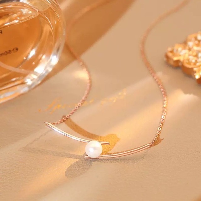 パールチェーンネックレス　40842