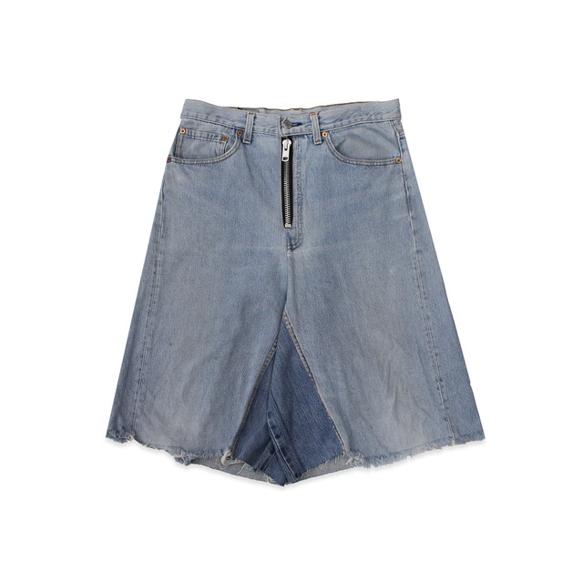 Re:501 Remake Denim Baggy Shorts W34