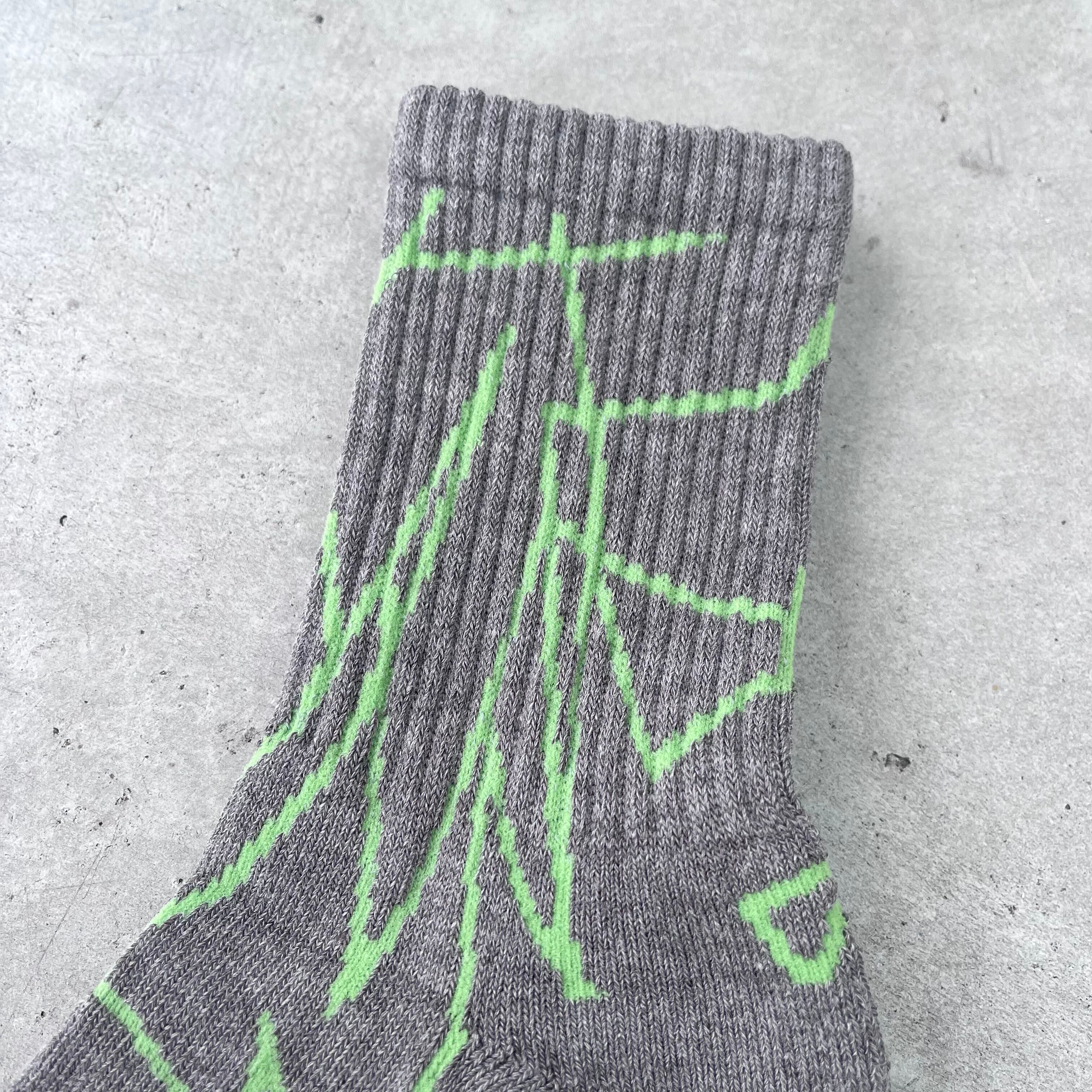 FAKUI / 【23−27cm】geometric sports socks FK-088