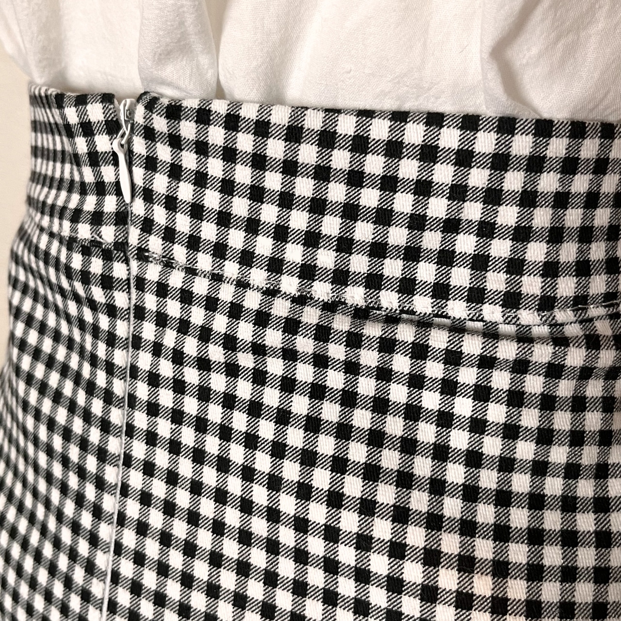 ギンガムウエイトレススカート LK825