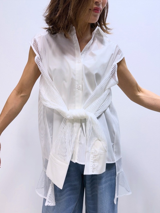 ミカーレミカーレ MICALLEMICALLE ２WAY デザインシャツ