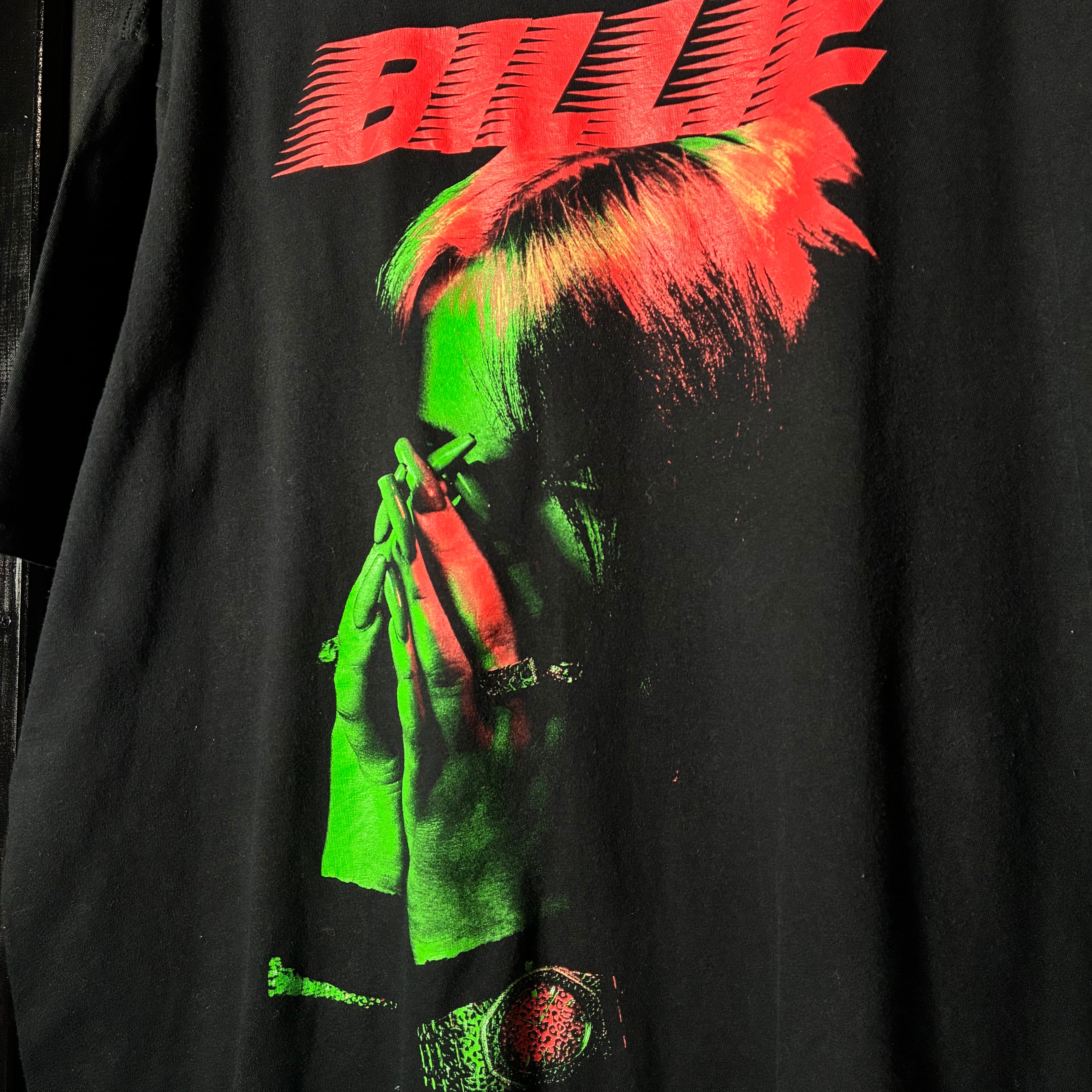 BILLIE ILISH ビリーアイリッシュ ミュージックTシャツ 黒 | 古着屋