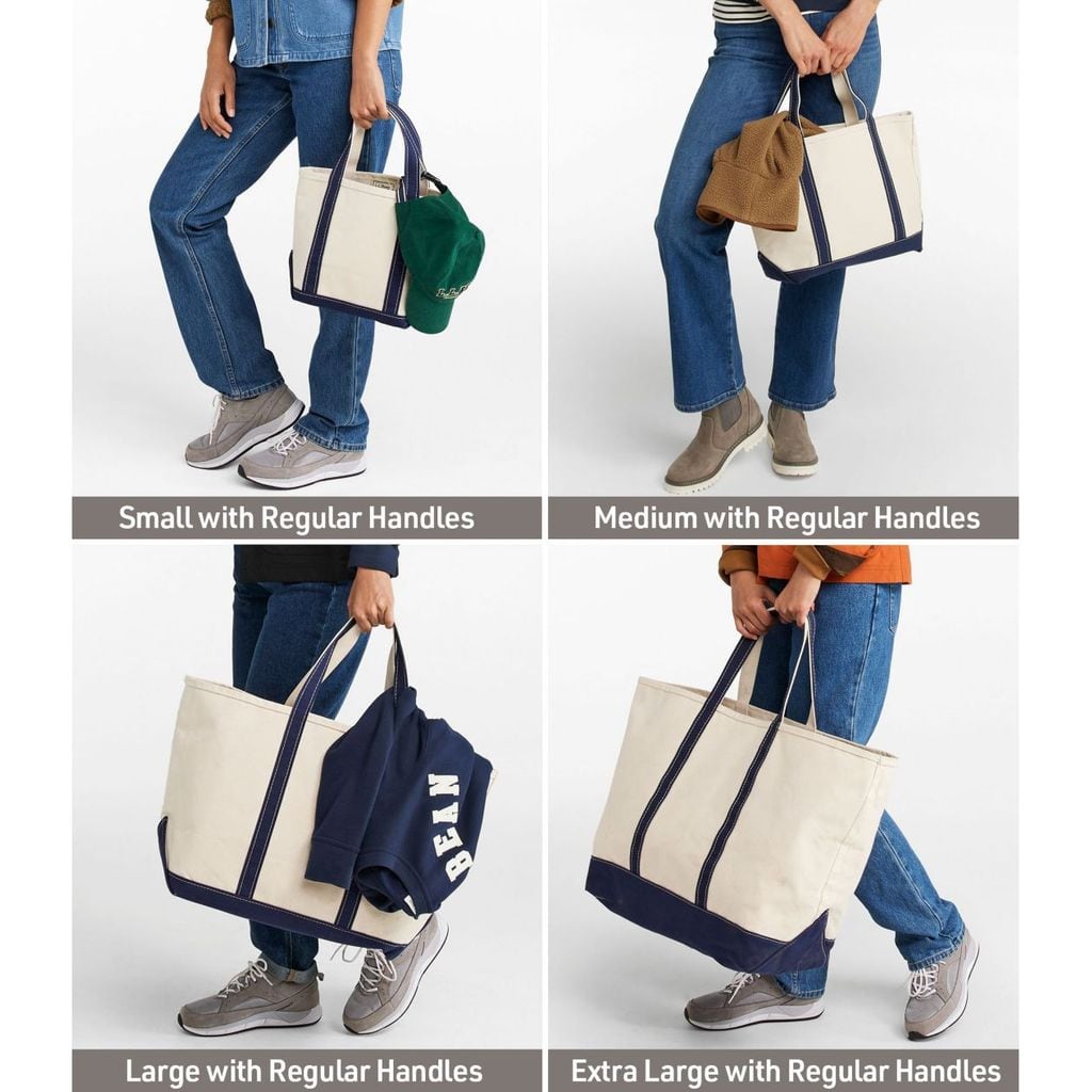 L.L.Bean Zip-Top Boat and Tote SMALL/INTL | MAROON WEBSTORE