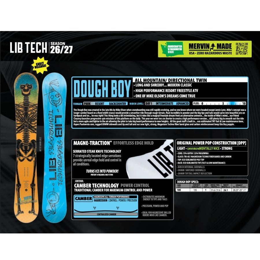 LIBTECH DOUGH BOY / リブテック ダグボーイ 早期予約※26-27 LIBTECH DOUGH BOY リブテック ドウボーイ