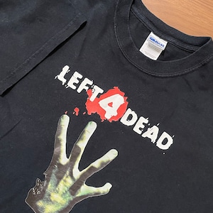 【GILDAN】Left 4 Dead ロゴ プリント Tシャツ レフト・フォー・デッド FPSゲーム L US古着