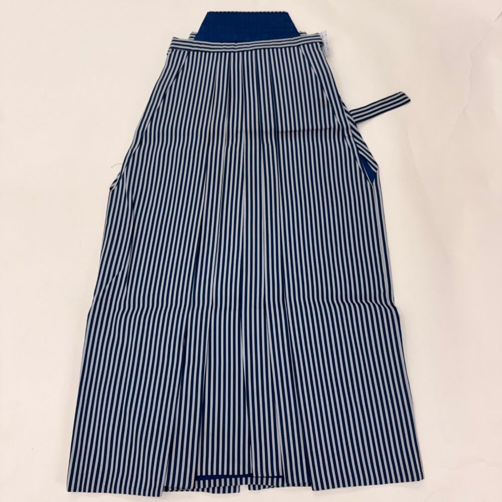 袴 行灯袴 男袴 紐下丈90cm L-2L size 男性用袴 成人式袴 紺 グレー 中古 6711