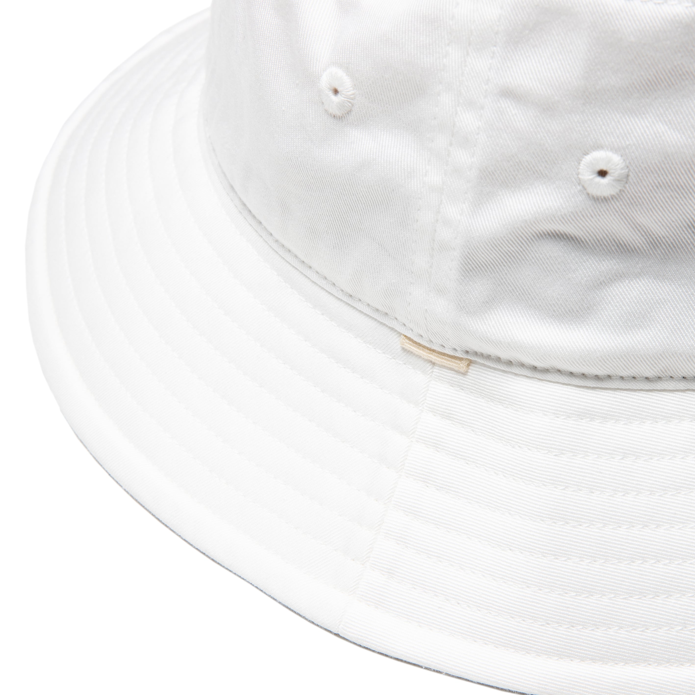 High Density Chino Cloth Bucket Hat (white) | OVY