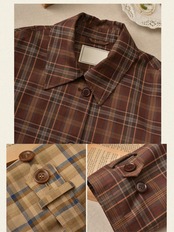 Arden Classic Check Trench Coat F0818
