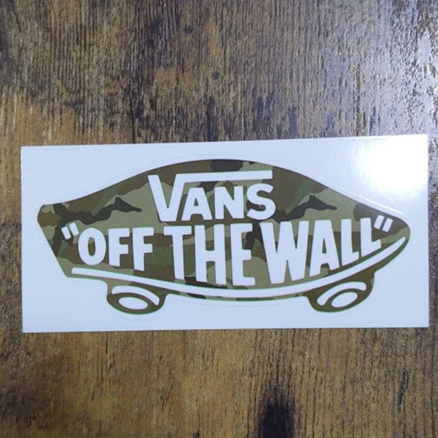 ST-189】VANS sticker バンズ ステッカー OFF THE WALL カモ | M&EARTH