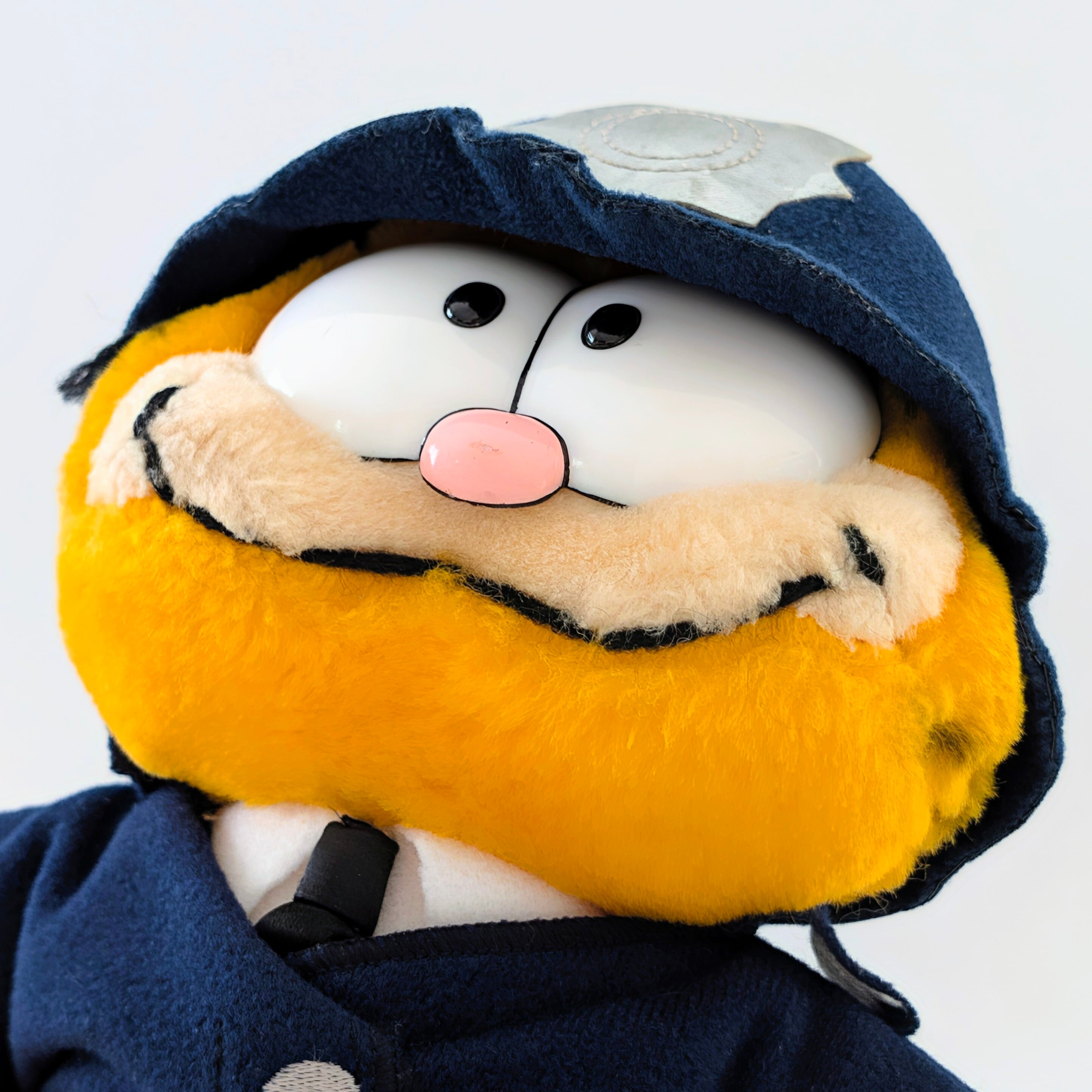 ☆ VINTAGE 1980年代初期 ☆【 Garfield ( ガーフィールド ) 】『 ガーフィールドポリス 』ぬいぐるみ プラッシュ plush 1980年代年製 〚アメリカン雑貨 アメトイ〛
